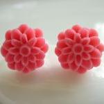 Hot Pink Resin Dahlia Flowe..
