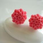 Hot Pink Resin Dahlia Flowe..