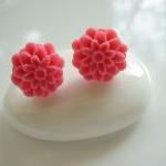 Hot Pink Resin Dahlia Flowe..