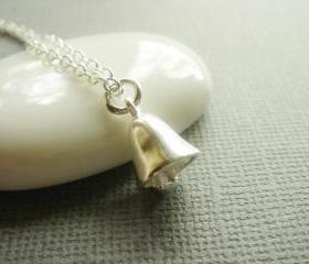 Wedding Bell Sterling Silver Necklace