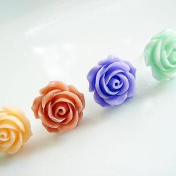 Choose Your Spring Flower Stud Earrings